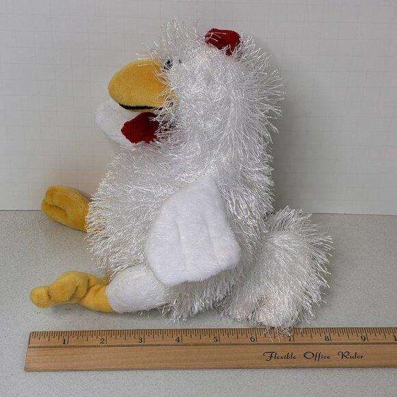 Ganz Webkinz White Chicken Plush Stuffed Animal Toy HM205 No Code - Picture 8 of 12